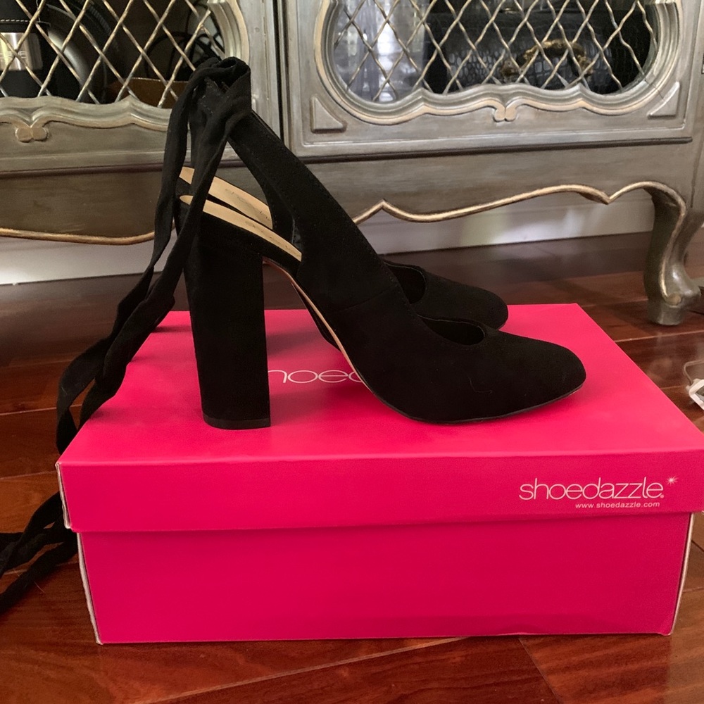 Shoe Dazzle Black Heels